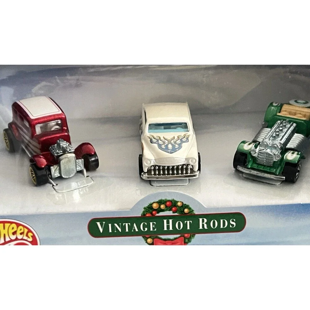 Y2K 2000 Hot Wheels Vintage Hot Rods 3-pack Holiday Gift Set 1:64 Diecast New
